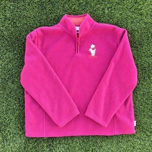 Disney Store Exclusive Fleece Sweater XL Winnie the Pooh Half Zip Sweatshirt XL